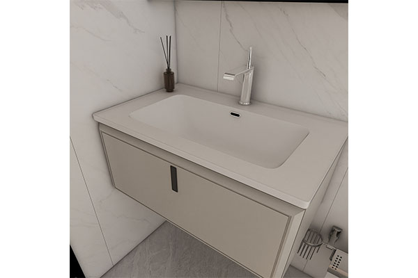 2024 Modern Factory Wholesale Plywood Bathroom Vanity Modern And Durable Cabinet With Basin And Mirror