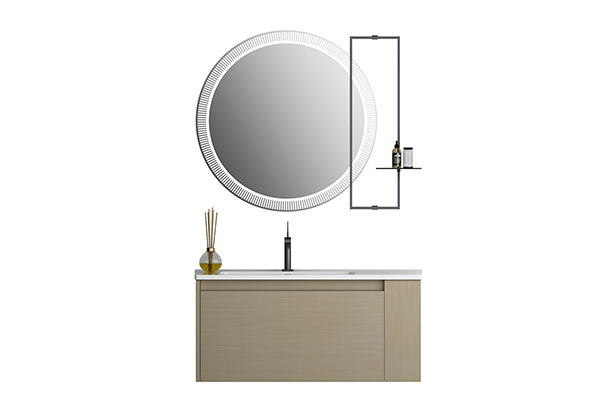 High Quality Design Vanity Bathroom Mirror Modern Wall Mounted Bathroom Cabinet With Plywood Material