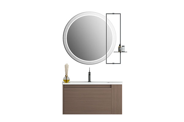 High Quality Design Vanity Bathroom Mirror Modern Wall Mounted Bathroom Cabinet With Plywood Material