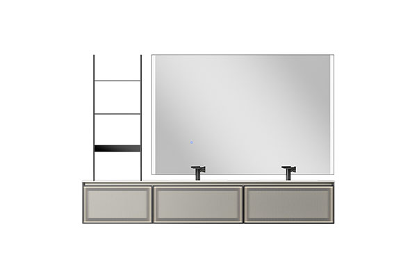 Best Quality Luxury Glass Bathroom Cabinets With Mirror Modern Bathroom Cabinet For Hotel Home Bathroom Accessories