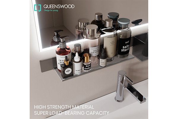 Queenswood Bathroom Storage Shelf: Modern Design & Practical Utility